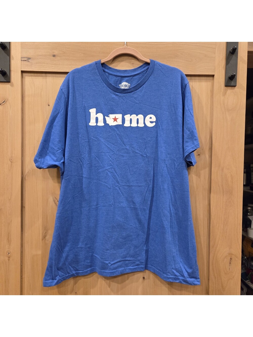 Home Free Men's State Local WA Graphic T-Shirt Blue
